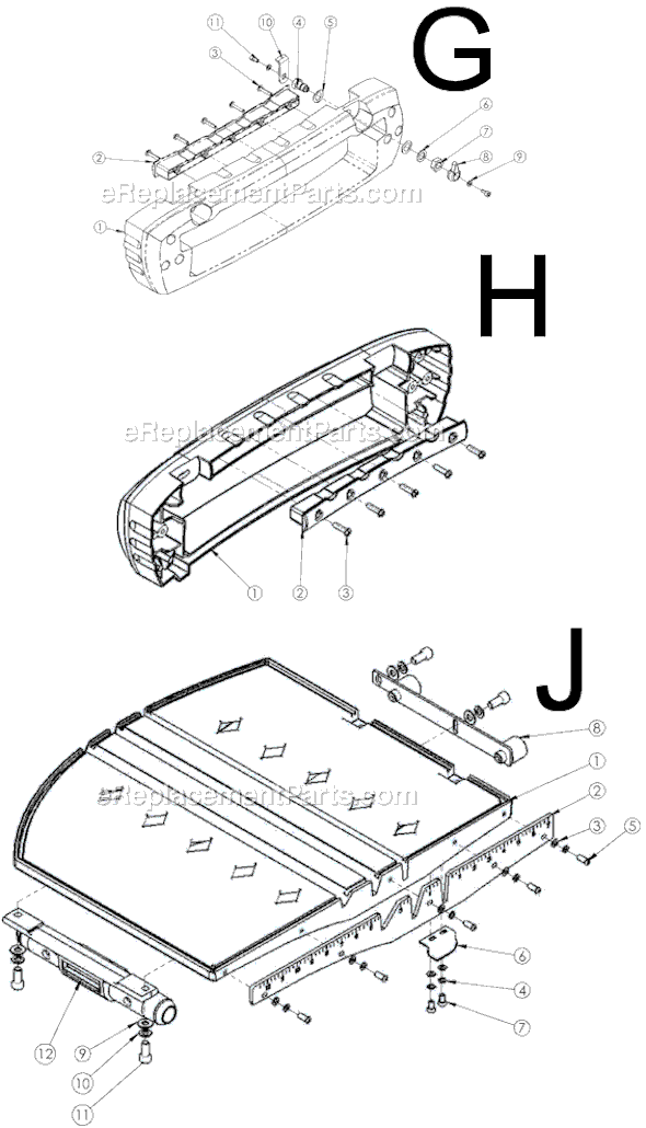 Page E Diagram and Parts List for MK-TX-3  MK Diamond Tile Saw